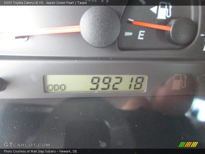 Aspen Green Pearl / Taupe 2003 Toyota Camry LE V6