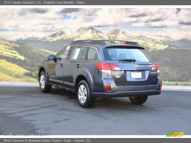 Graphite Gray Metallic / Black 2013 Subaru Outback 2.5i