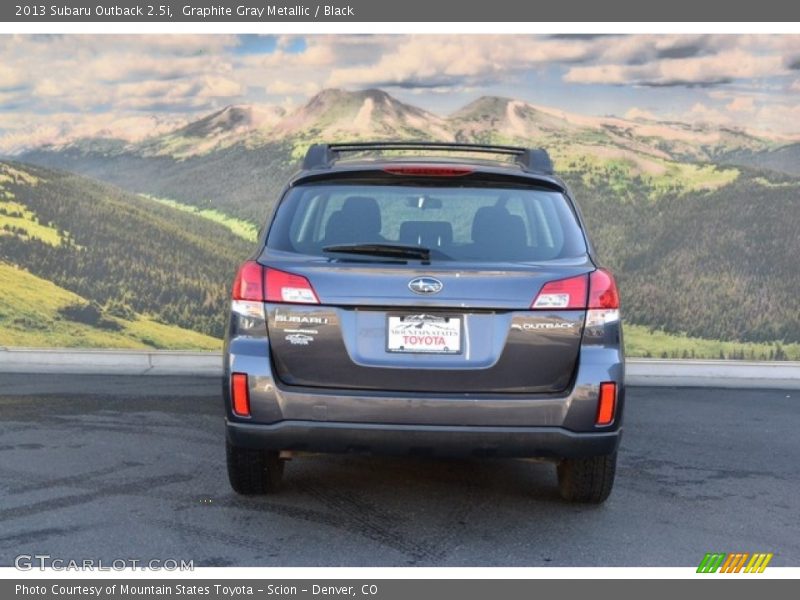 Graphite Gray Metallic / Black 2013 Subaru Outback 2.5i