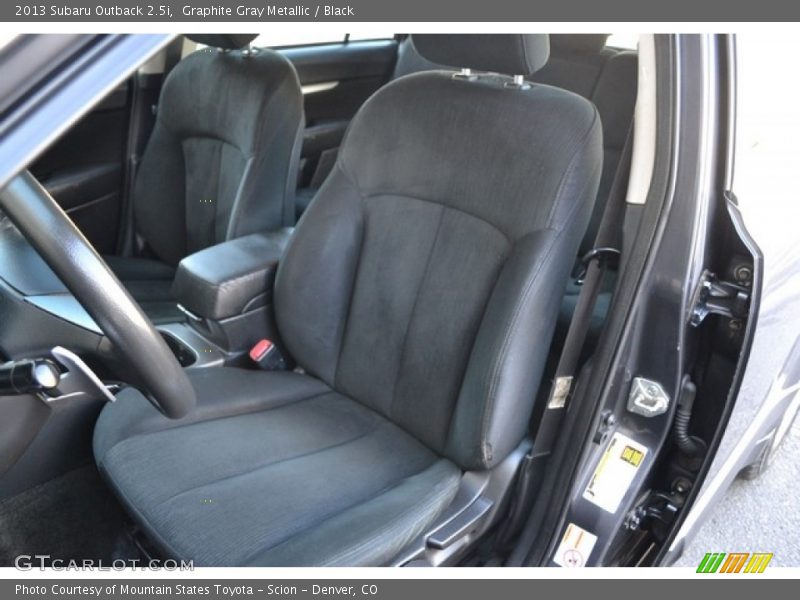Graphite Gray Metallic / Black 2013 Subaru Outback 2.5i