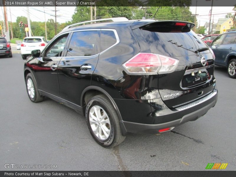 Super Black / Charcoal 2014 Nissan Rogue SV AWD