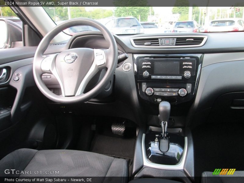 Super Black / Charcoal 2014 Nissan Rogue SV AWD