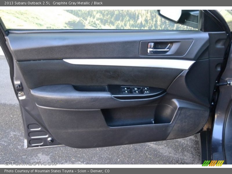 Graphite Gray Metallic / Black 2013 Subaru Outback 2.5i