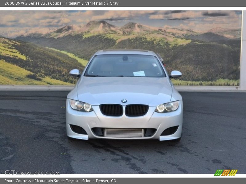 Titanium Silver Metallic / Gray 2008 BMW 3 Series 335i Coupe