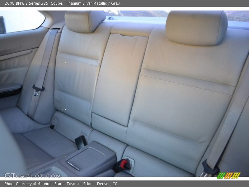 Titanium Silver Metallic / Gray 2008 BMW 3 Series 335i Coupe