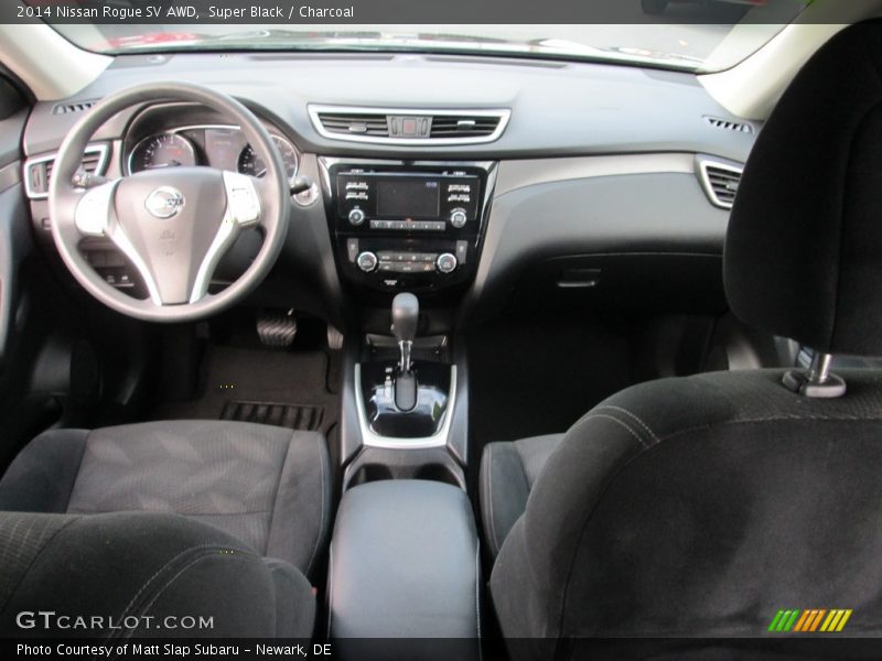 Super Black / Charcoal 2014 Nissan Rogue SV AWD