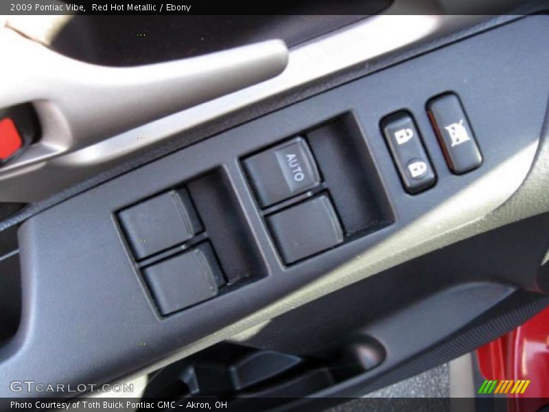 Red Hot Metallic / Ebony 2009 Pontiac Vibe