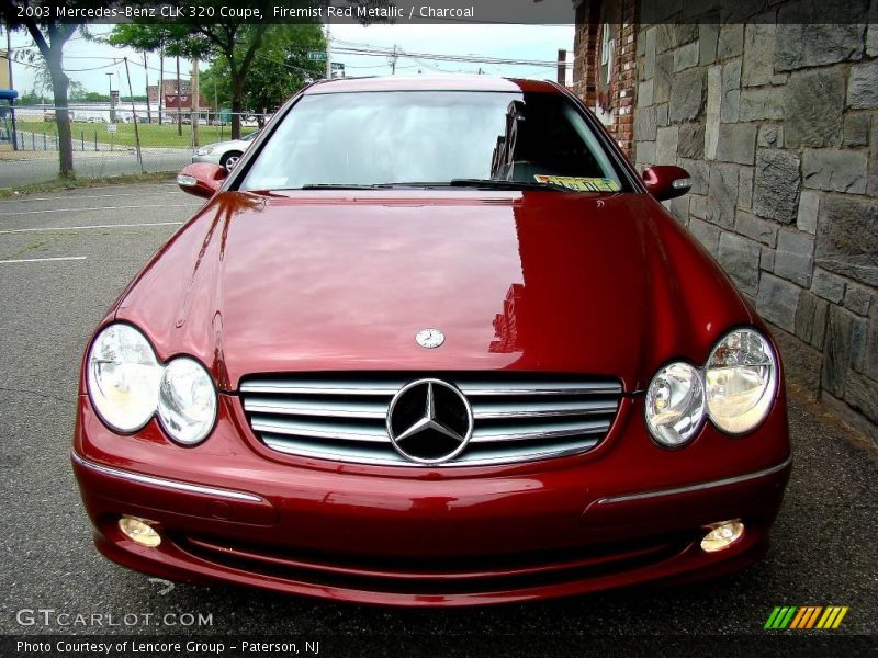 Firemist Red Metallic / Charcoal 2003 Mercedes-Benz CLK 320 Coupe