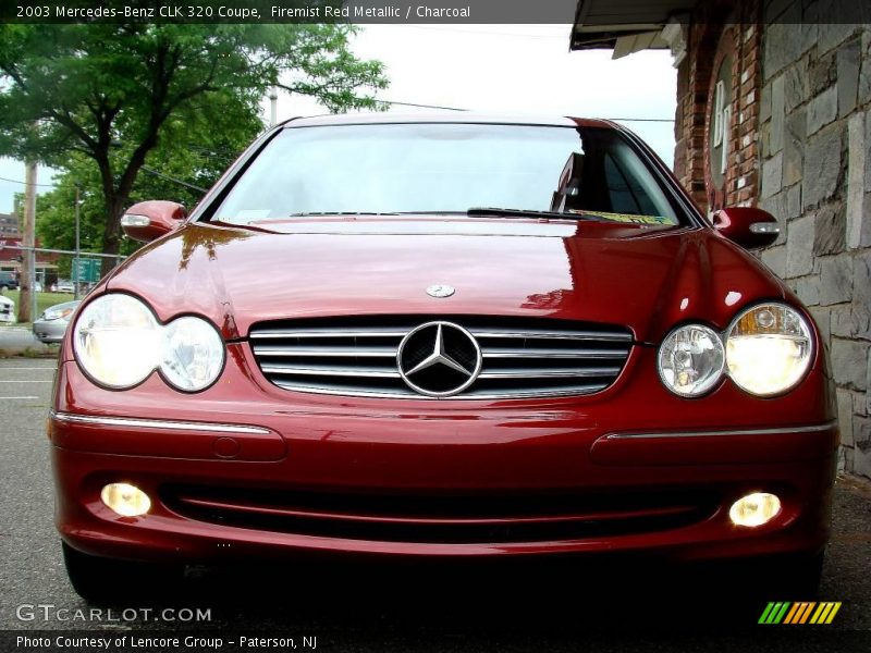 Firemist Red Metallic / Charcoal 2003 Mercedes-Benz CLK 320 Coupe