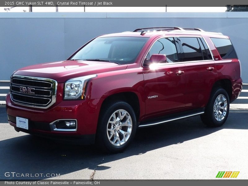 Crystal Red Tintcoat / Jet Black 2015 GMC Yukon SLT 4WD