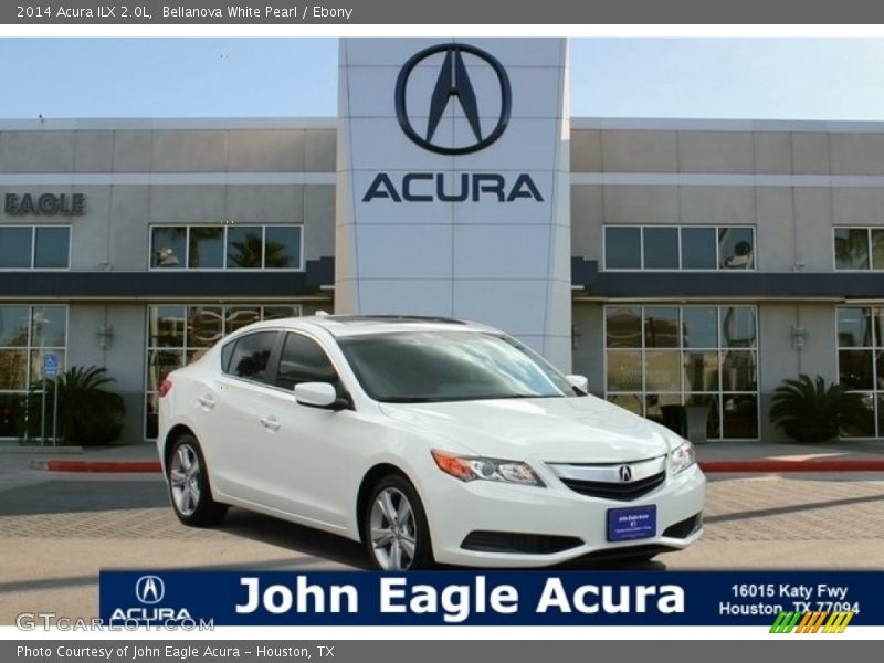Bellanova White Pearl / Ebony 2014 Acura ILX 2.0L