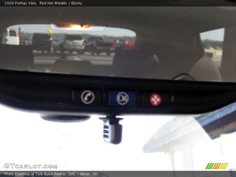 Red Hot Metallic / Ebony 2009 Pontiac Vibe
