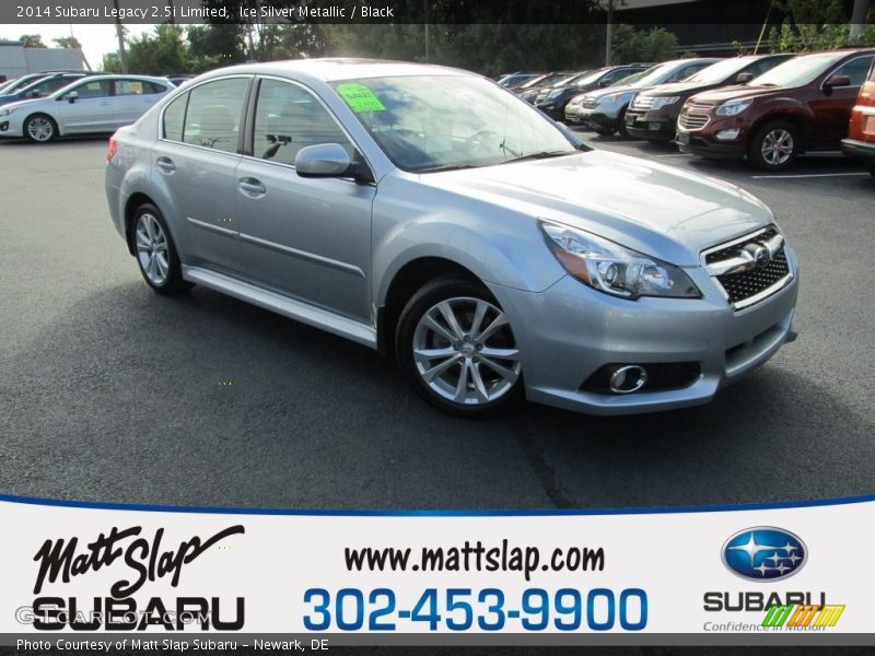 Ice Silver Metallic / Black 2014 Subaru Legacy 2.5i Limited