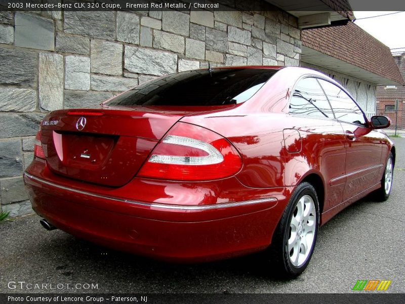 Firemist Red Metallic / Charcoal 2003 Mercedes-Benz CLK 320 Coupe