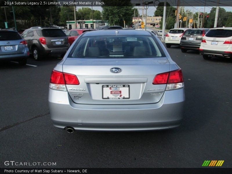 Ice Silver Metallic / Black 2014 Subaru Legacy 2.5i Limited