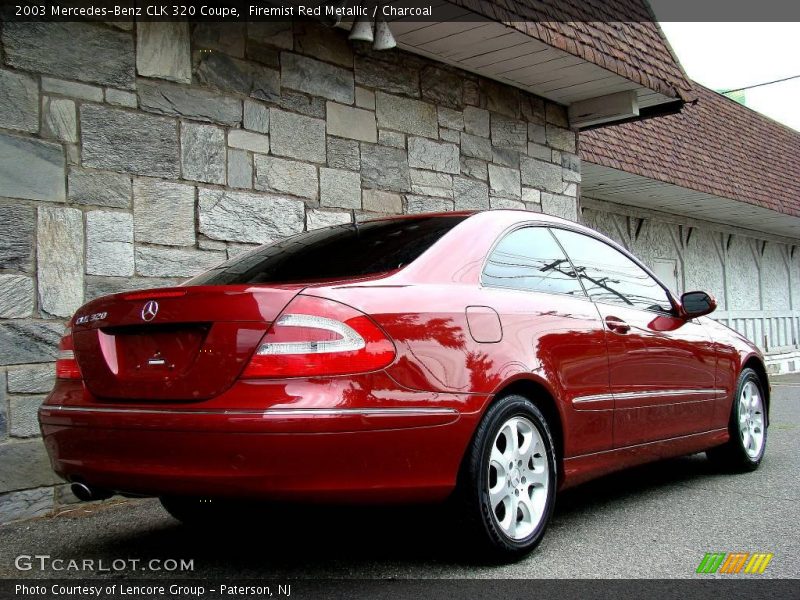 Firemist Red Metallic / Charcoal 2003 Mercedes-Benz CLK 320 Coupe