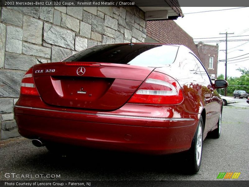 Firemist Red Metallic / Charcoal 2003 Mercedes-Benz CLK 320 Coupe