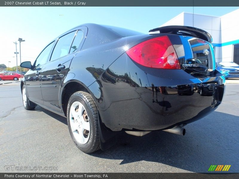 Black / Gray 2007 Chevrolet Cobalt LT Sedan