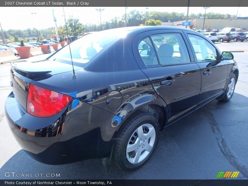 Black / Gray 2007 Chevrolet Cobalt LT Sedan