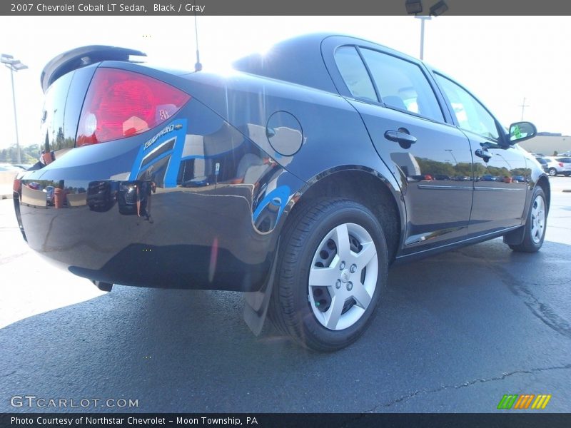Black / Gray 2007 Chevrolet Cobalt LT Sedan
