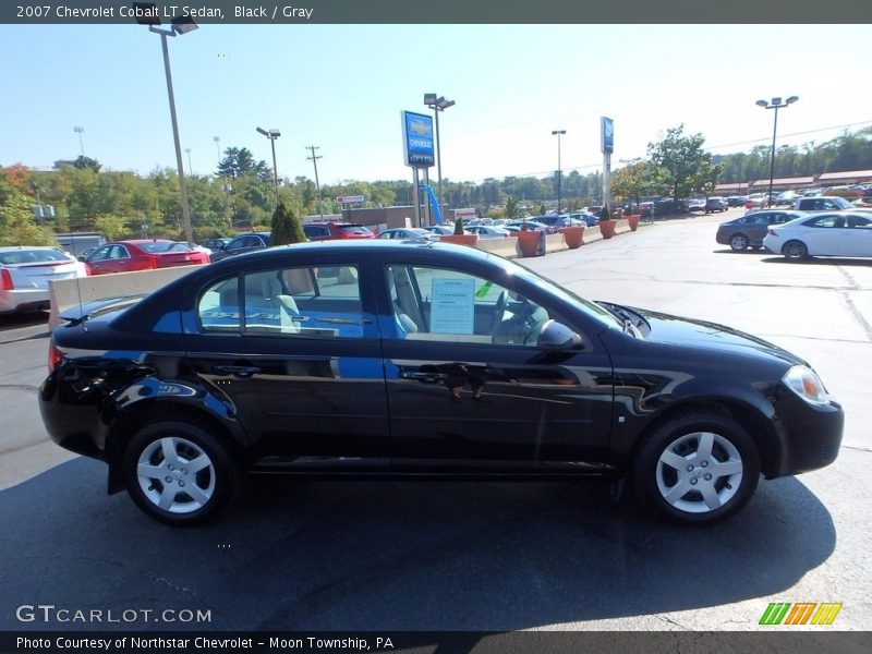 Black / Gray 2007 Chevrolet Cobalt LT Sedan