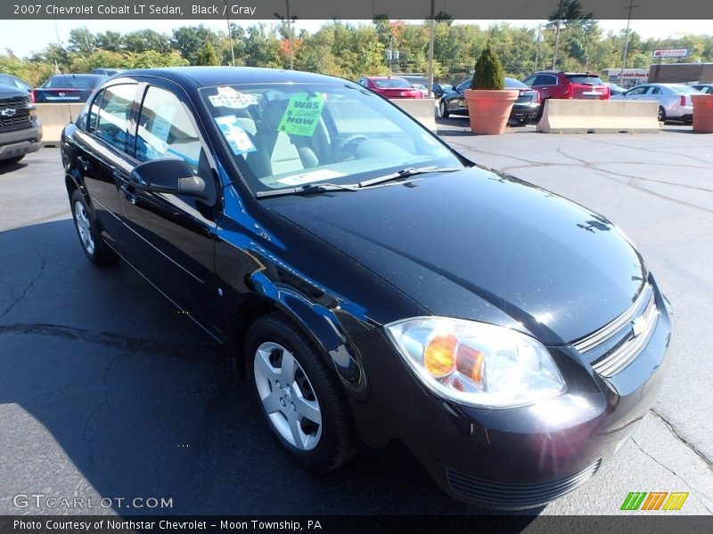Black / Gray 2007 Chevrolet Cobalt LT Sedan