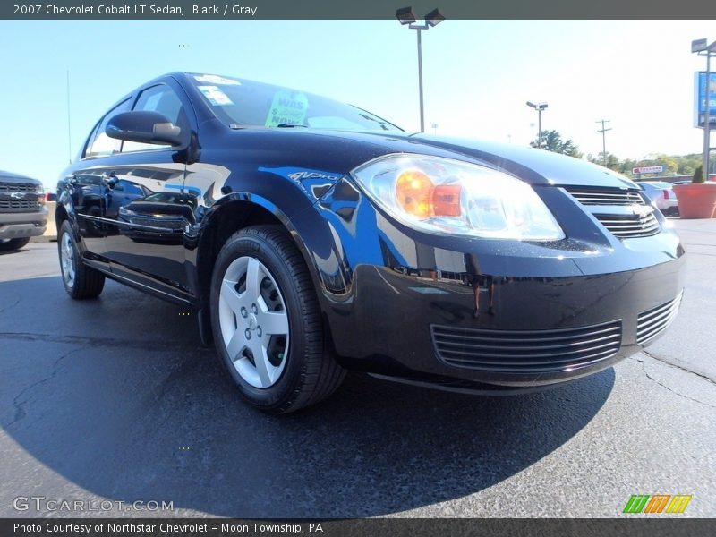 Black / Gray 2007 Chevrolet Cobalt LT Sedan