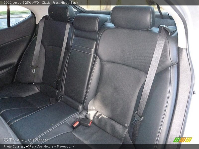Glacier Frost Mica / Black 2011 Lexus IS 250 AWD