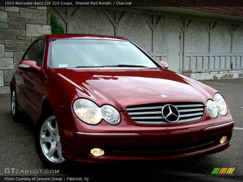 Firemist Red Metallic / Charcoal 2003 Mercedes-Benz CLK 320 Coupe