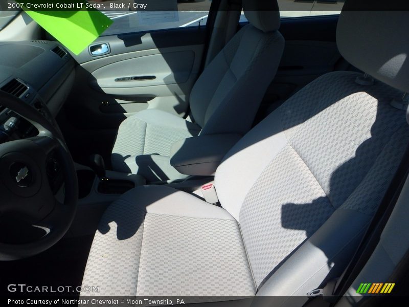 Black / Gray 2007 Chevrolet Cobalt LT Sedan
