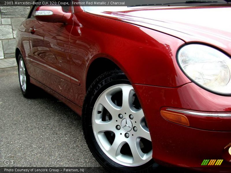 Firemist Red Metallic / Charcoal 2003 Mercedes-Benz CLK 320 Coupe