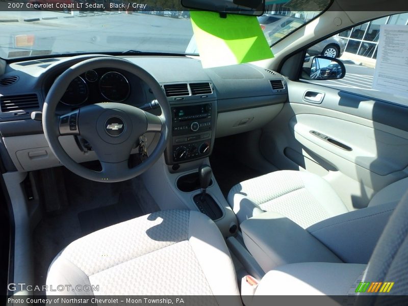 Black / Gray 2007 Chevrolet Cobalt LT Sedan