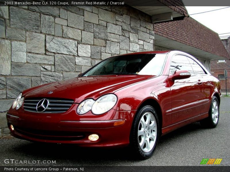Firemist Red Metallic / Charcoal 2003 Mercedes-Benz CLK 320 Coupe