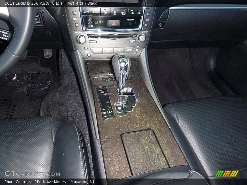 Glacier Frost Mica / Black 2011 Lexus IS 250 AWD
