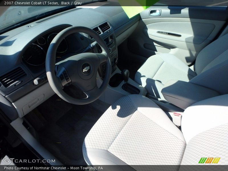 Black / Gray 2007 Chevrolet Cobalt LT Sedan
