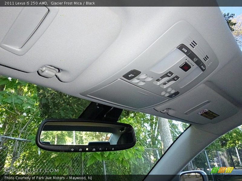 Glacier Frost Mica / Black 2011 Lexus IS 250 AWD