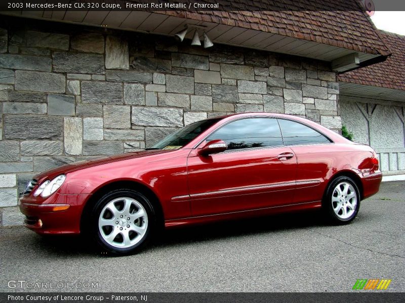 Firemist Red Metallic / Charcoal 2003 Mercedes-Benz CLK 320 Coupe