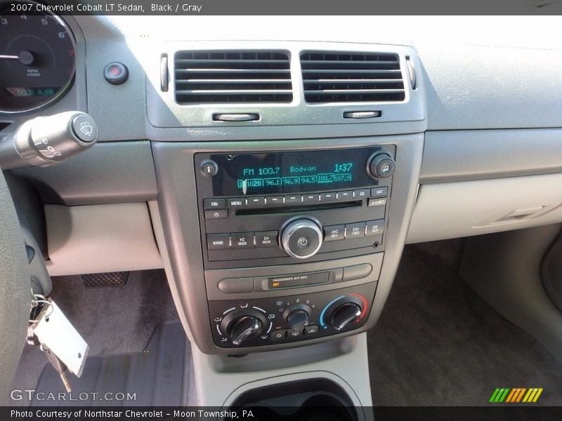 Black / Gray 2007 Chevrolet Cobalt LT Sedan