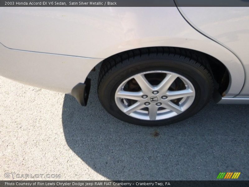 Satin Silver Metallic / Black 2003 Honda Accord EX V6 Sedan