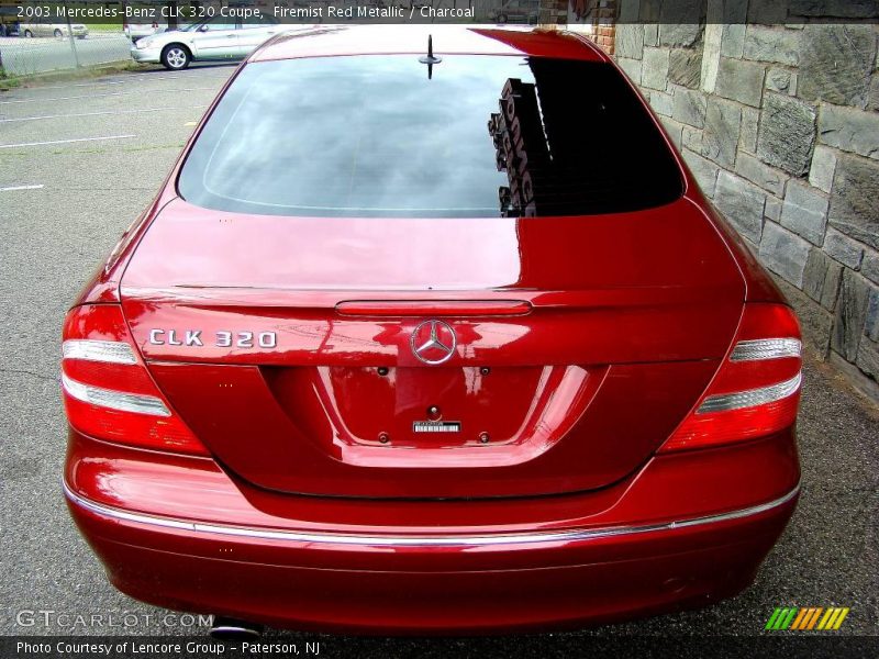 Firemist Red Metallic / Charcoal 2003 Mercedes-Benz CLK 320 Coupe