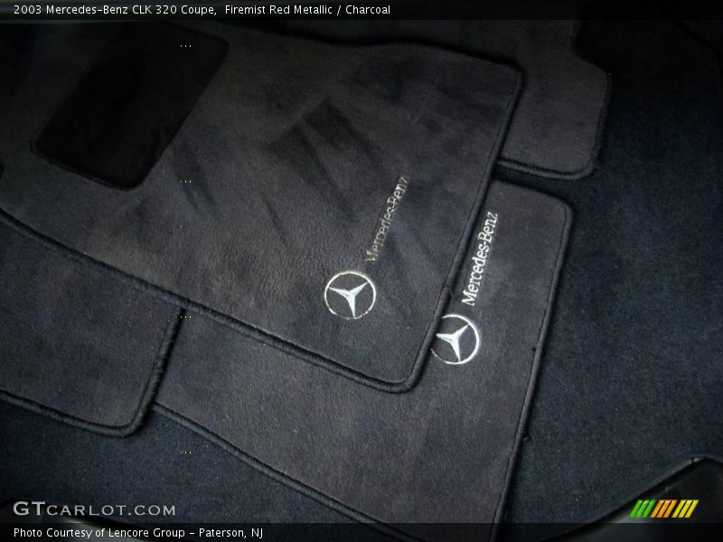 Firemist Red Metallic / Charcoal 2003 Mercedes-Benz CLK 320 Coupe