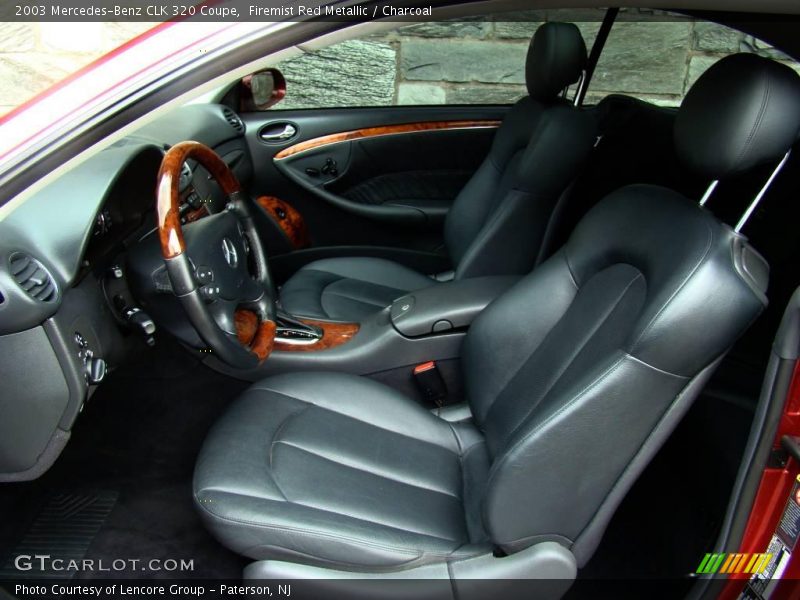 Firemist Red Metallic / Charcoal 2003 Mercedes-Benz CLK 320 Coupe