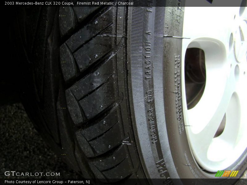 Firemist Red Metallic / Charcoal 2003 Mercedes-Benz CLK 320 Coupe