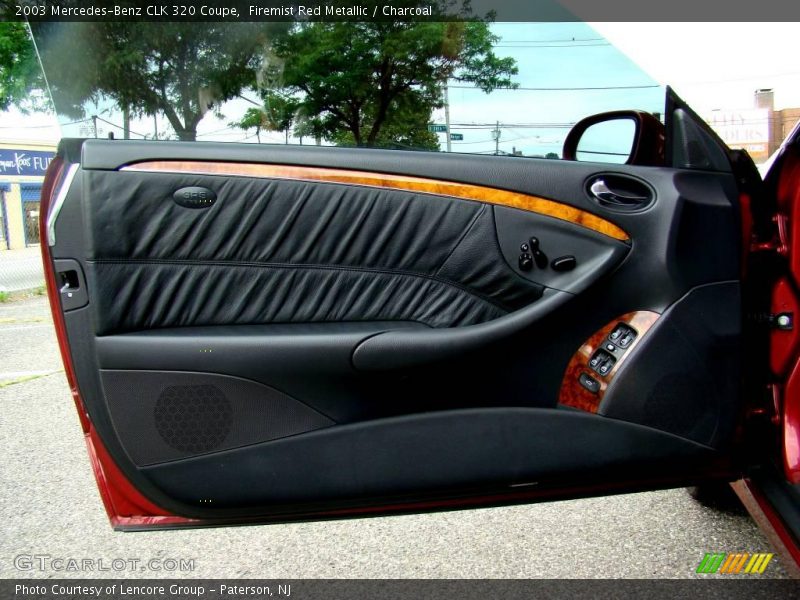 Firemist Red Metallic / Charcoal 2003 Mercedes-Benz CLK 320 Coupe