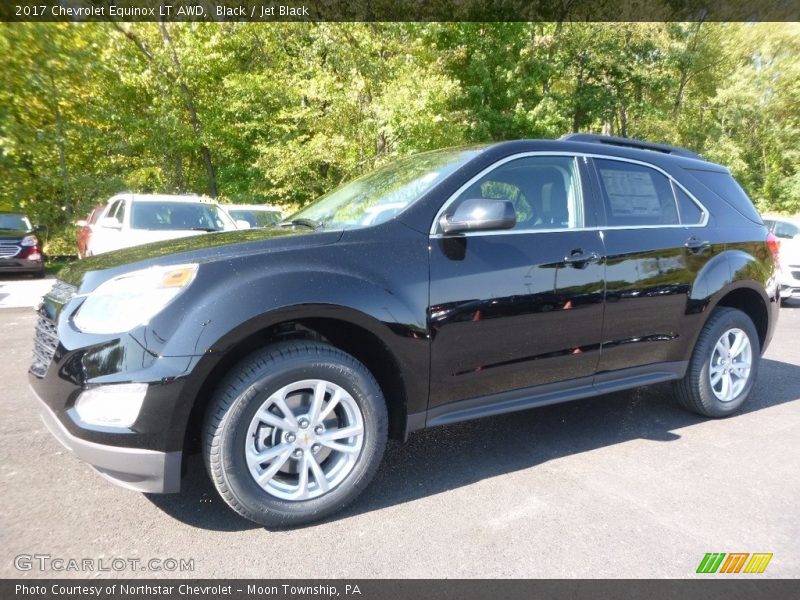 Black / Jet Black 2017 Chevrolet Equinox LT AWD