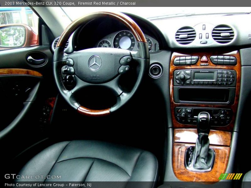 Firemist Red Metallic / Charcoal 2003 Mercedes-Benz CLK 320 Coupe