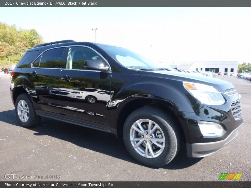 Black / Jet Black 2017 Chevrolet Equinox LT AWD