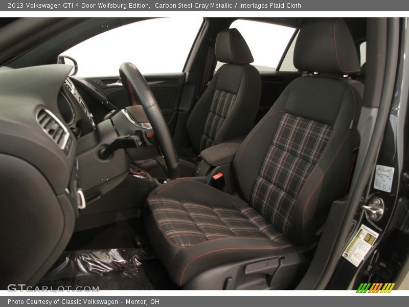 Carbon Steel Gray Metallic / Interlagos Plaid Cloth 2013 Volkswagen GTI 4 Door Wolfsburg Edition