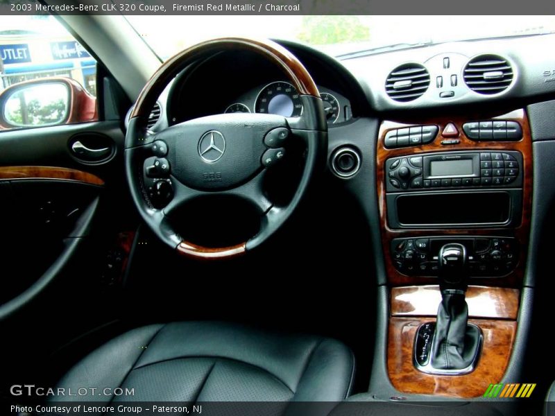 Firemist Red Metallic / Charcoal 2003 Mercedes-Benz CLK 320 Coupe
