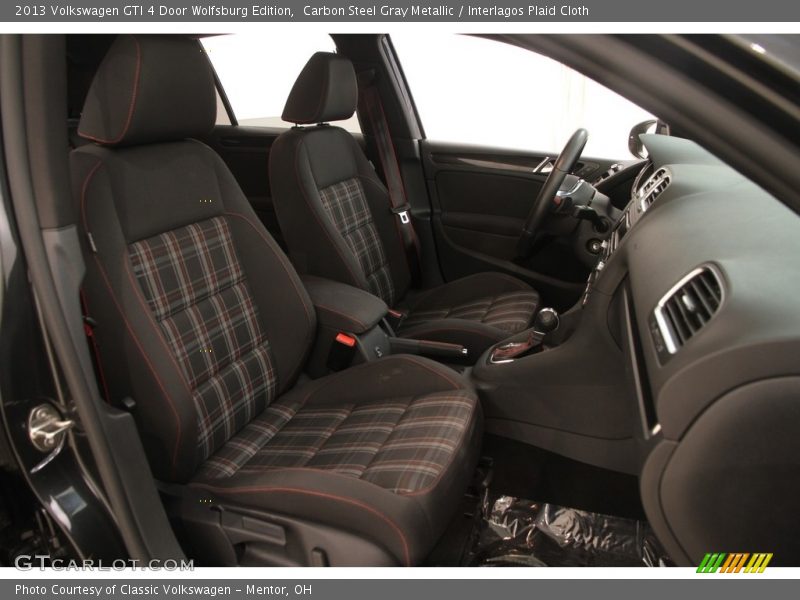 Carbon Steel Gray Metallic / Interlagos Plaid Cloth 2013 Volkswagen GTI 4 Door Wolfsburg Edition